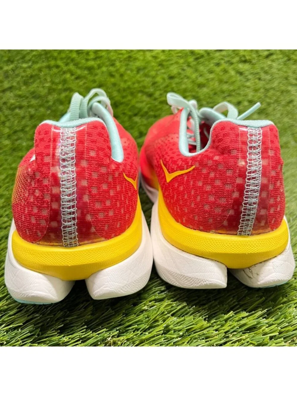 Hoka One One Mach X Cerise Cloudless Red Womens Size 8.5 Running Shoes Sneakers - Picture 7 of 12